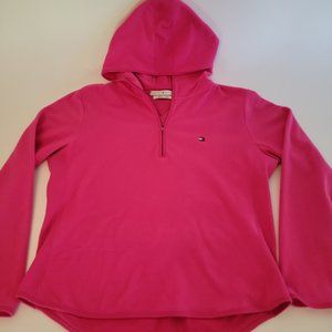 Tommy Hilfiger Hot Pink Fleece Hoodie Jacket_Size XL